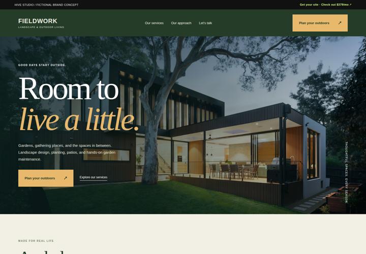 field website preview